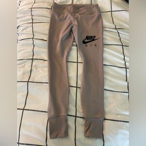 Grey/Muted Purple Nike Air dry fit leggings/yoga pants.